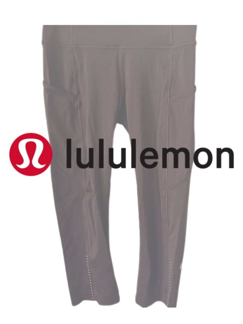 EUC s6 Deep Plum Lululemon Fast&Free Cropped Leggings | TONS OF HIDDEN POCKETS!